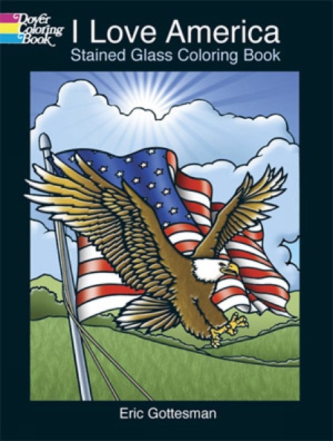 I Love America Stained Glass Colori, Other merchandise Book