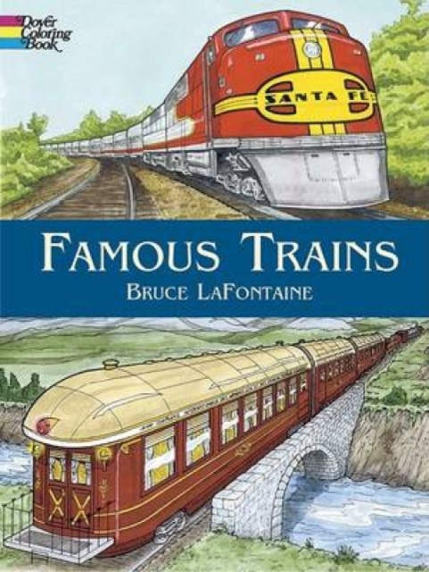 Famous Trains : Coloring Book, Other merchandise Book