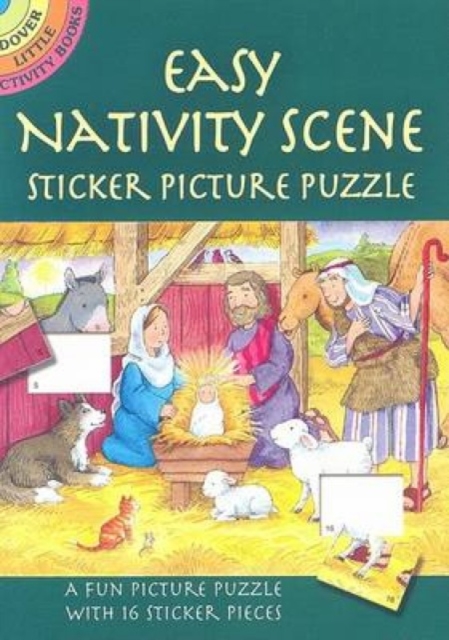 Easy Nativity Scene Sticker Picture Puzzle, Other merchandise Book