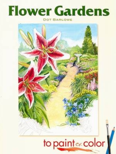 Flower Gardens to Paint or Color, Paperback / softback Book