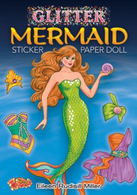 Glitter Mermaid Sticker Paper Doll, Other merchandise Book