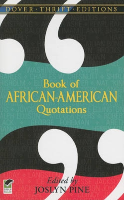 Book of African-American Quotations, Paperback / softback Book