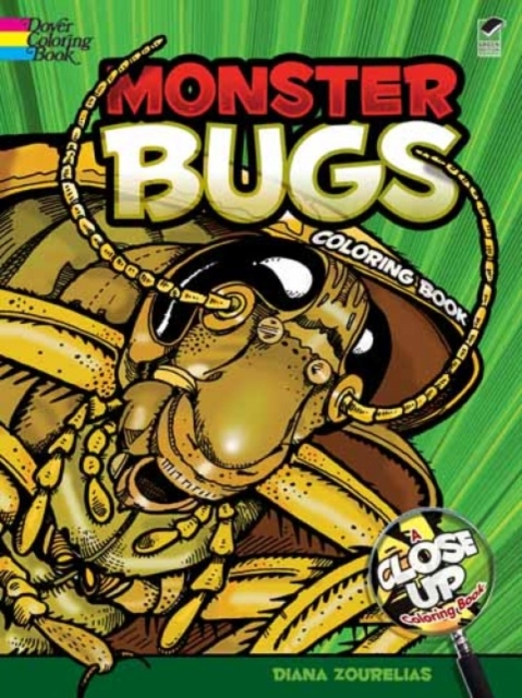 Monster Bugs : A Close-Up Coloring Book, Paperback / softback Book