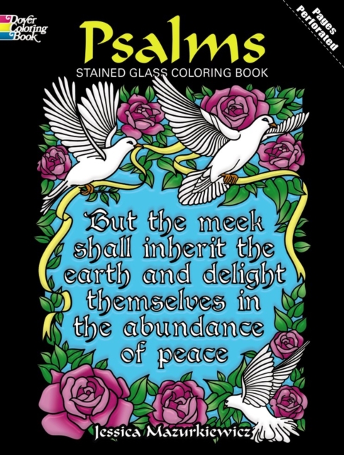 Psalms Stained Glass Coloring Book, Paperback / softback Book