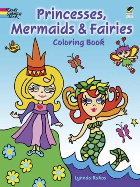Princesses, Mermaids and Fairies Coloring Book, Paperback / softback Book