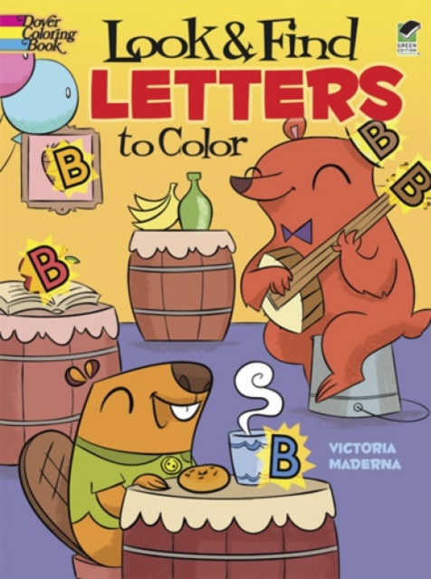 Look & Find Letters to Color, Paperback / softback Book