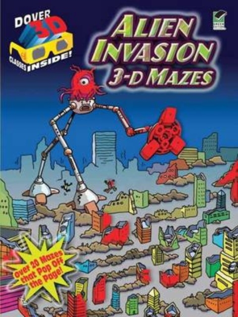 Alien Invasion : 3-D Mazes, Paperback / softback Book