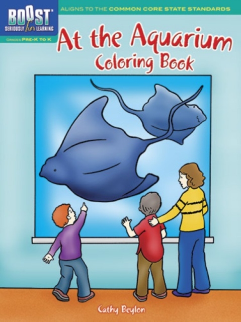 Boost at the Aquarium Coloring Book, Paperback / softback Book