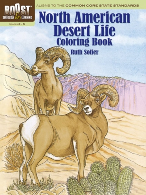 Boost North American Desert Life Coloring Book, Paperback / softback Book
