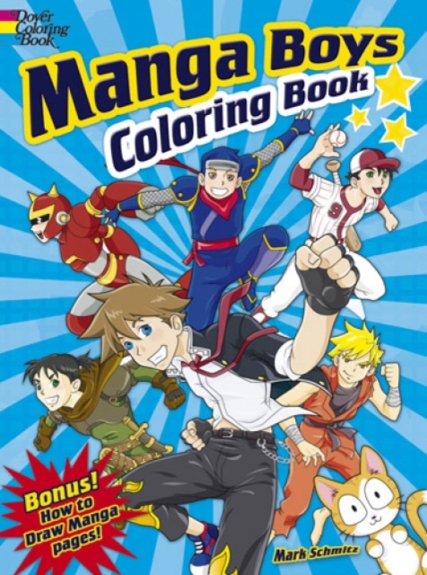 Manga Boys Coloring Book, Paperback / softback Book