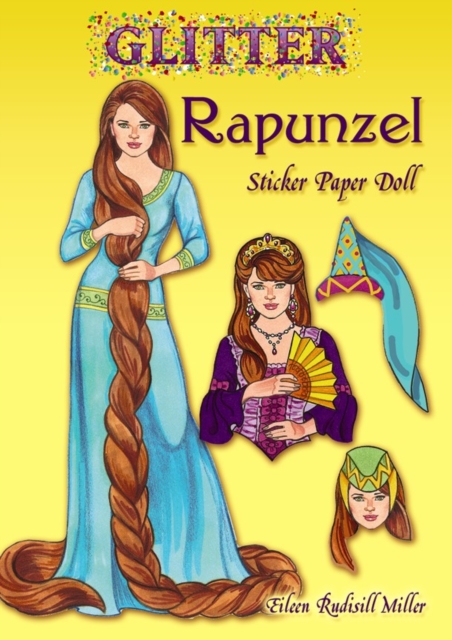 Glitter Rapunzel Sticker Paper Doll, Paperback / softback Book