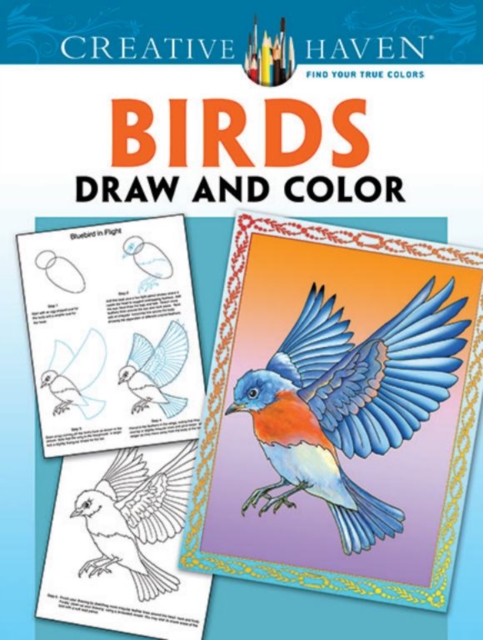 Creative Haven Birds Draw and Color, Paperback / softback Book