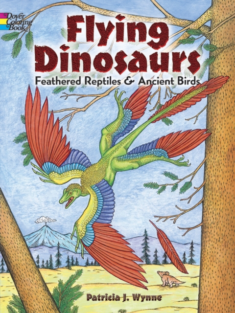 Flying Dinosaurs Coloring Book : Feathered Reptiles and Ancient Birds, Paperback / softback Book