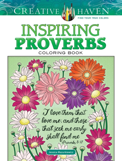 Creative Haven Inspiring Proverbs Coloring Book, Paperback / softback Book