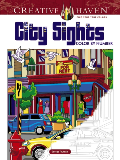Creative Haven City Sights Color by Number, Paperback / softback Book