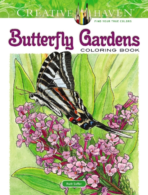 Creative Haven Butterfly Gardens Coloring Book, Paperback / softback Book