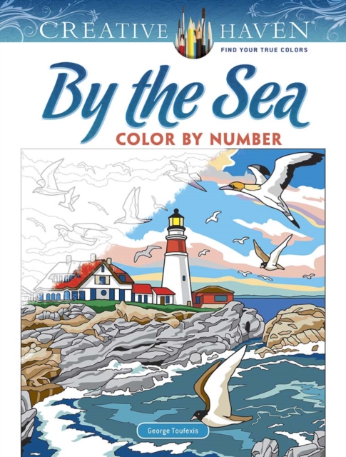 Creative Haven by the Sea Color by Number, Paperback / softback Book