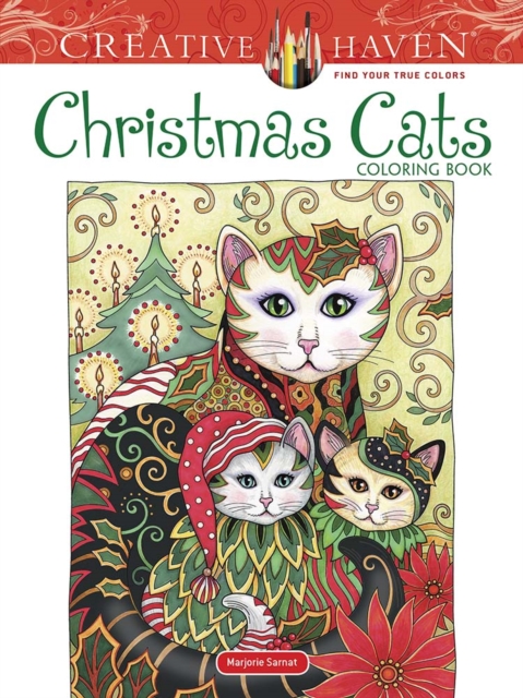 Creative Haven Christmas Cats Coloring Book, Paperback / softback Book