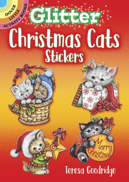 Glitter Christmas Cats Stickers, Other merchandise Book