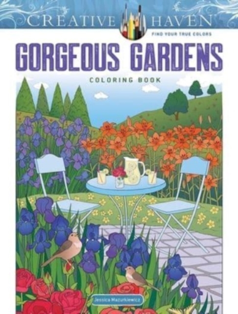 Creative Haven Gorgeous Gardens Coloring Book, Paperback / softback Book