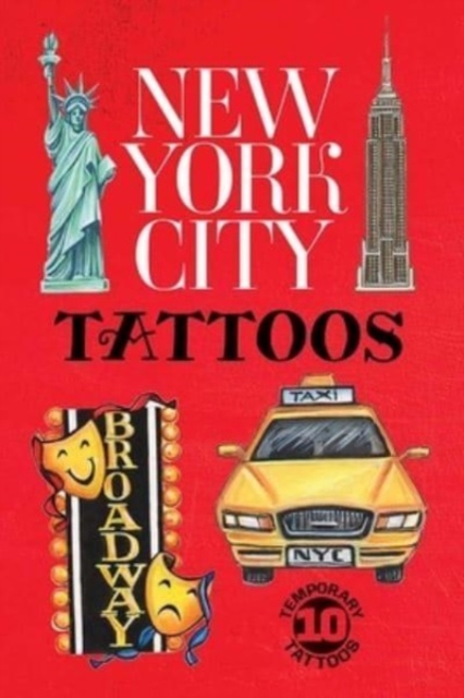 New York City: 10 Temporary Tattoos, Paperback / softback Book
