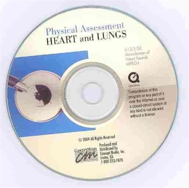 Physical Assessment: Heart and Lungs: Auscultation of Heart Sounds (CD), CD-ROM Book