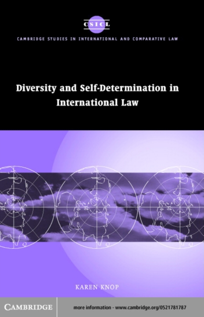 Diversity and Self-Determination in International Law, PDF eBook