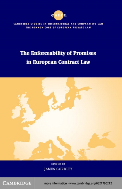 Enforceability of Promises in European Contract Law, PDF eBook