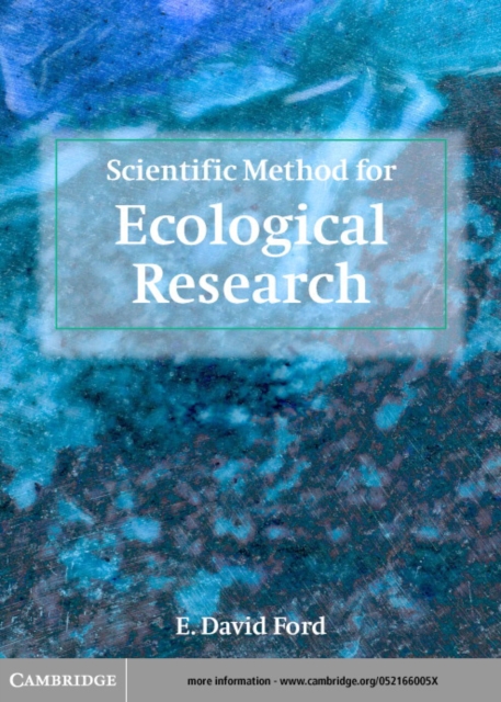 Scientific Method for Ecological Research, PDF eBook