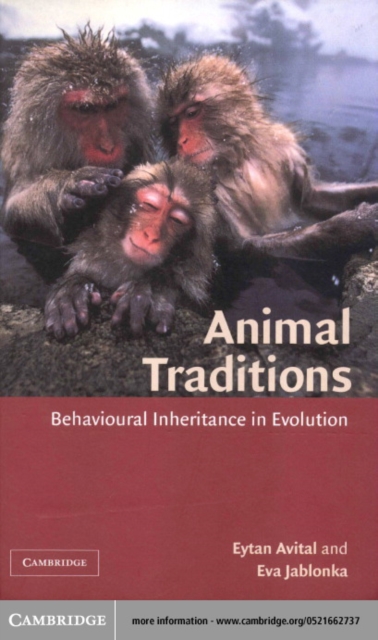 Animal Traditions : Behavioural Inheritance in Evolution, PDF eBook