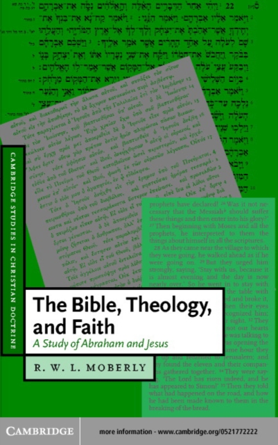 Bible, Theology, and Faith : A Study of Abraham and Jesus, PDF eBook