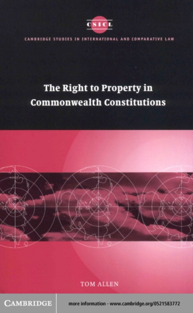 Right to Property in Commonwealth Constitutions, PDF eBook