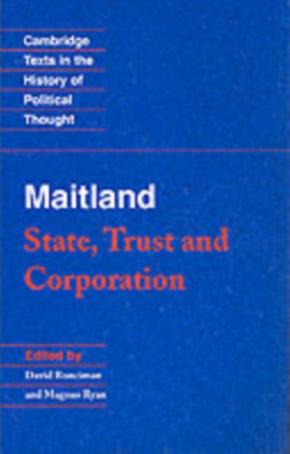 Maitland: State, Trust and Corporation, PDF eBook