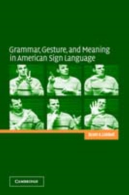 Grammar, Gesture, and Meaning in American Sign Language, PDF eBook