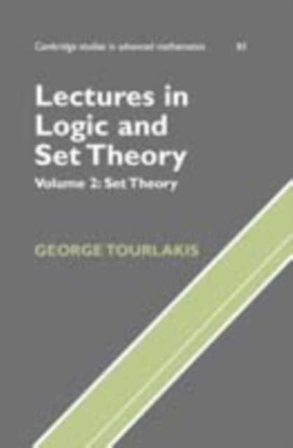 Lectures in Logic and Set Theory: Volume 1, Mathematical Logic, PDF eBook