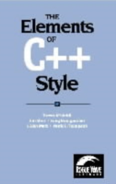 Elements of C++ Style, PDF eBook
