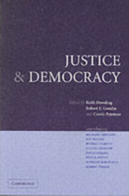 Justice and Democracy : Essays for Brian Barry, PDF eBook