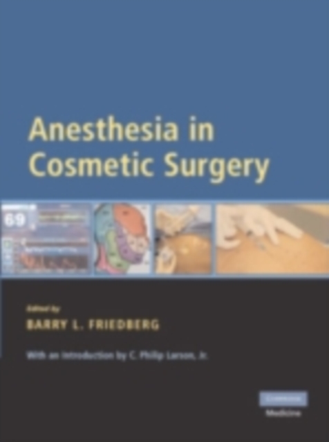 Anesthesia in Cosmetic Surgery, PDF eBook