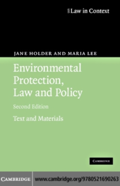 Environmental Protection, Law and Policy : Text and Materials, PDF eBook