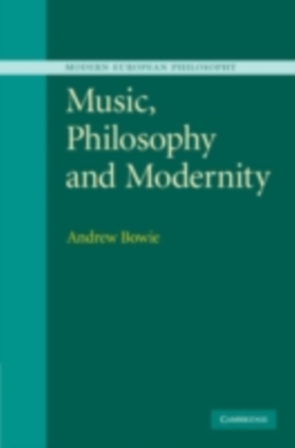 Music, Philosophy, and Modernity, PDF eBook