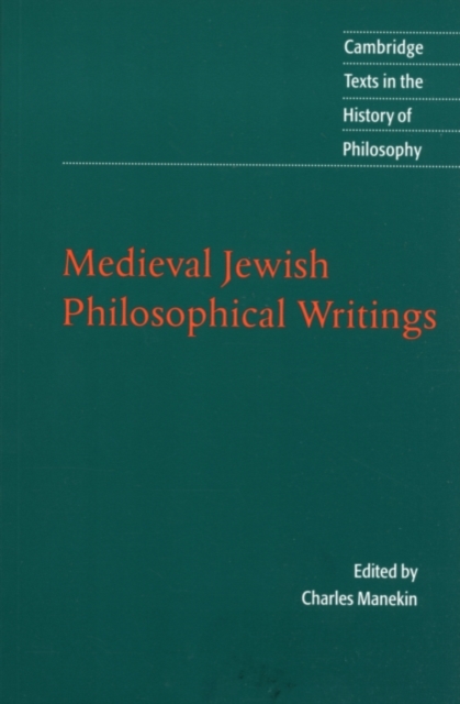 Medieval Jewish Philosophical Writings, PDF eBook