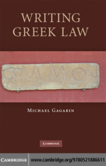 Writing Greek Law, PDF eBook