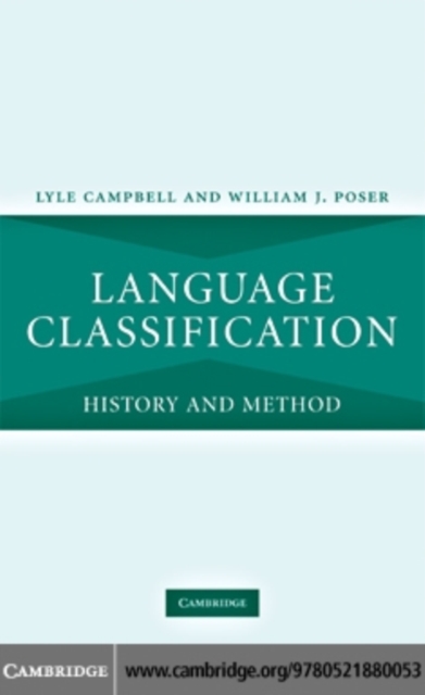 Language Classification : History and Method, PDF eBook