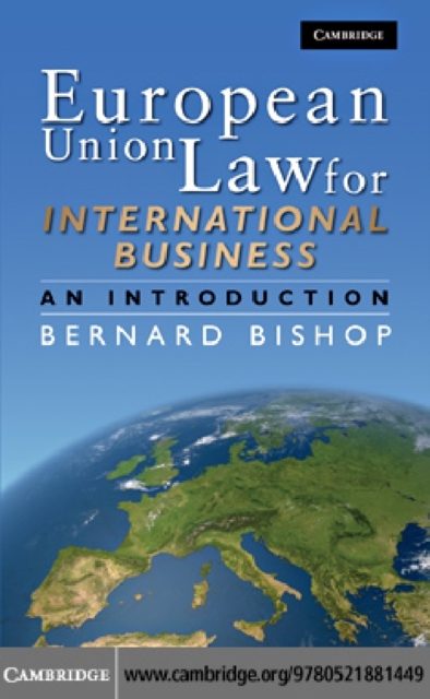 European Union Law for International Business : An Introduction, PDF eBook