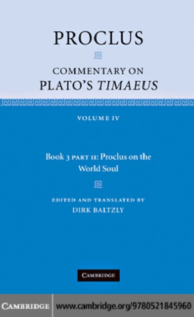 Proclus: Commentary on Plato's Timaeus, Part 2, Proclus on the World Soul, PDF eBook