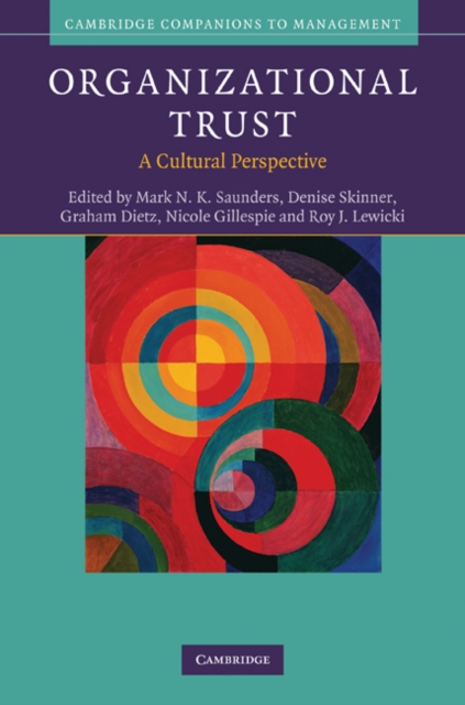 Organizational Trust : A Cultural Perspective, EPUB eBook
