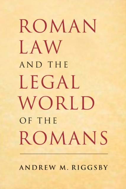 Roman Law and the Legal World of the Romans, EPUB eBook