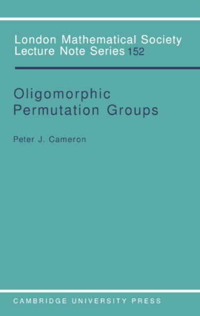 Oligomorphic Permutation Groups, PDF eBook