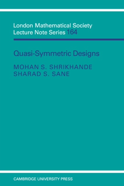 Quasi-symmetric Designs, PDF eBook
