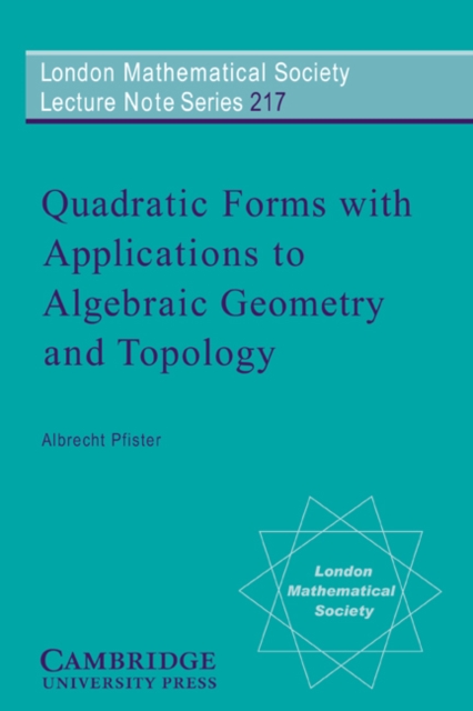 Quadratic Forms with Applications to Algebraic Geometry and Topology, PDF eBook